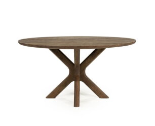 Eettafel Tycho 150x150cm - lichtbruin | Eleonora