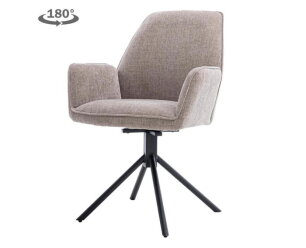 Amaro Armstoel - fabric Nature 120 Beige grey (draaibaar)