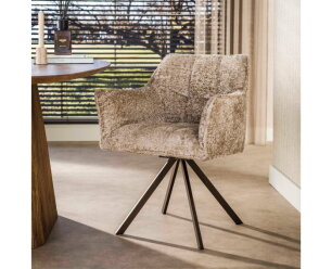 Armstoel Raster draaibaar VPE2 - Alura zand - brons