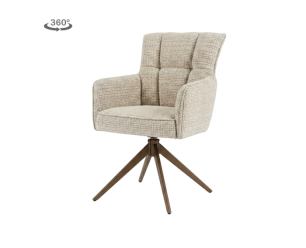 Bardi Armstoel - Cremona 14 beige - Anodic (draaibaar)