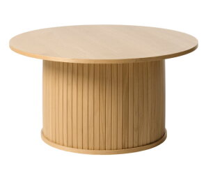 Salontafel rond 90 cm met latjes