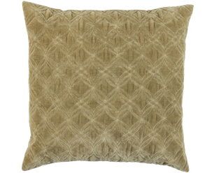 Cherish Kussen Fluweel Khaki 50x50cm - BePureHome