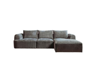 Canterbury 2 5-AL + Chaise R - Mona 464 Cement Grey