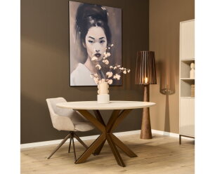 Eettafel Madison Sand | 130 cm
