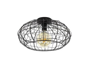 Plafondlamp 1L connect - Zwart bruin
