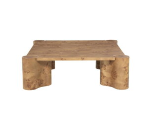Salontafel Dorian 90x90cm - bruin | Eleonora