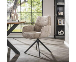 Armstoel lounge. VPE2 - Rich zandkleur