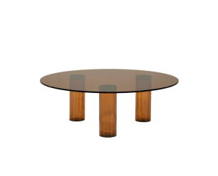 Coffee table Aero 100x100cm - bruin | BY-BOO