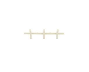 Wall coat rack Matto 3 53x23cm - beige | BY-BOO