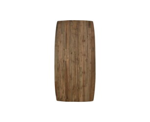 Tuin tafelblad ovaal danish - 180x100x7 - Naturel - Oud Teakhout