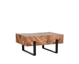 Salontafel 'Raft' Naturel | 90x60x40 cm | Meubelplaats.nl