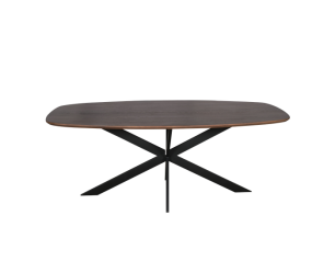 Eiken eettafel Ferris | Deens Ovaal 200 cm | Walnoot