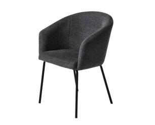 EASTON CHAIR DARK GREY FABRIC