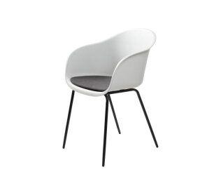 TOPLEY ARMCHAIR WHITE