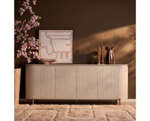 Dressoir Solana Zand Mangohout 210 cm