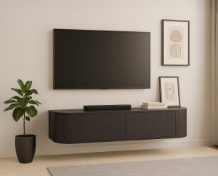 Novero Espresso Zwevend 140cm