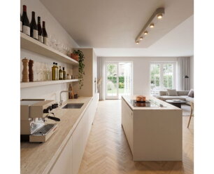 Plafondlamp Bar 5L - Beige