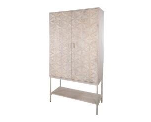 Trinity 2-deurs kast met onderplank, Mango Ashblond - Mix & Match Collection