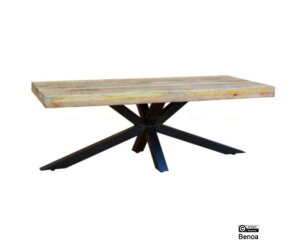 Mango Coffeetable 3+3 top with Spider Leg