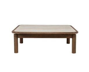 Salontafel Gabi 100x100cm - bruin | Eleonora