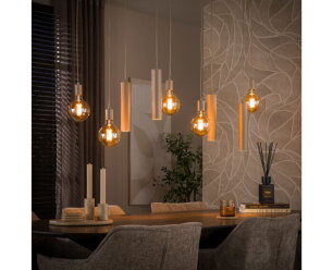 Hanglamp Senso 5+4L - Beige