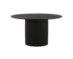 Eettafel Congo Rond 140cm Acacia | Black