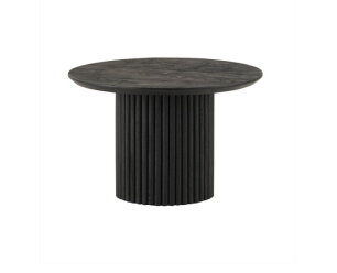 Salontafel Congo Rond 60cm Zwart Acaciahout