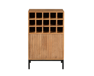 Wijnkast Madison Natural | 55 cm