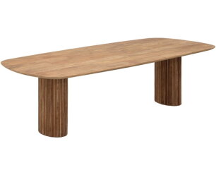 Dining table Lagoon TEAK danish oval 300,76x300x110 cm, teakwood