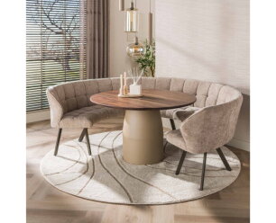 Eettafel Dune rond &Oslash;130 - Beige