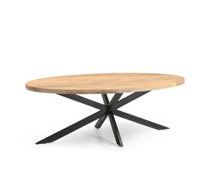 Eetkamertafel Ellips 25+25 240