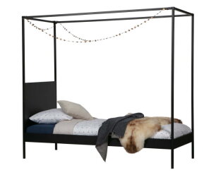 Dani Hemelbed Metaal Zwart 90x200 Cm - WOOOD