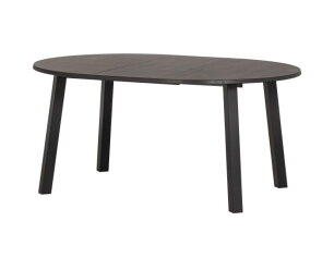 Lange Jan Uitschuifbare Eettafel Rond Eiken Blacknight [fsc] - WOOOD Exclusive