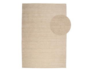 by fonQ Woolly wollen Vloerkleed - Greige - Rechthoekig - 160 x 230 cm