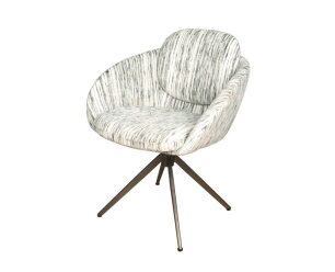 Eetkamerstoel Nice poot Moon 360 anodic brown - be stylish light green 26