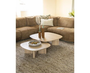 Salontafel Stef small 80x80cm - naturel | Eleonora