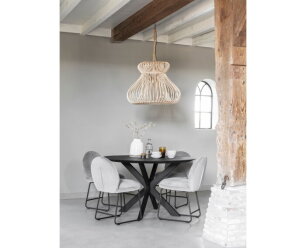 Hanging Lamp Fungo large,60x78x78 cm, Kubu core. Height total 110cm