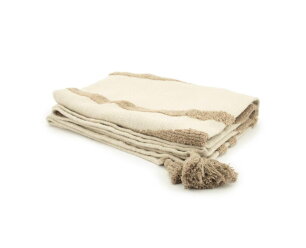 Plaid Majani 170x130cm - taupe | BY-BOO