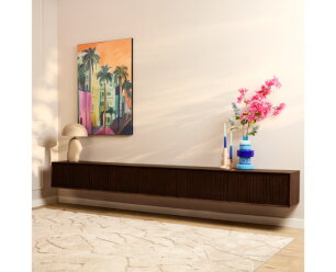 Zwevend tv meubel Madison Brown | 280 cm