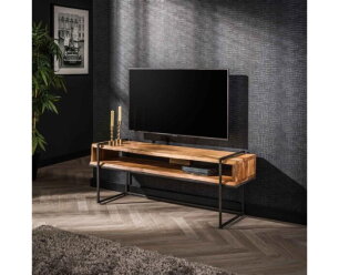 TV-meubel  open vak edge - Massief acacia naturel