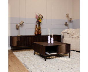 Salontafel Madison Brown | 80 cm | Vierkant