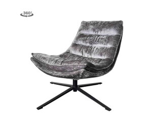 Venice Fauteuil - fabric BMG803 dark grey (draaibaar)