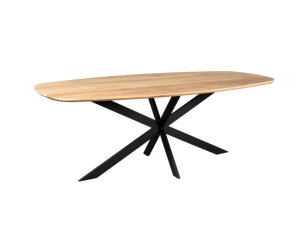 Eiken eettafel Ferris | Deens Ovaal 280 cm | Naturel