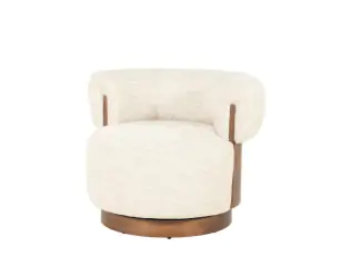 Fauteuil Nila bruin - vanu | Eleonora