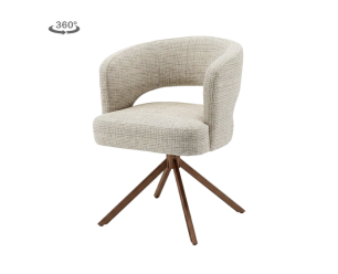 Mura Armstoel - Haga Cremona 14 beige - Anodic (draaibaar)