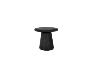 Asti Bijzettafel rond zwart 60 cm