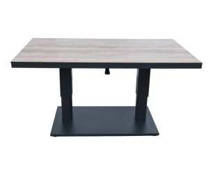 Tuintafel Castello verstelbaar 150x90 cm wood color