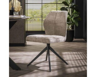 Stoel hoge rug spring VPE2 - Polo stof taupe