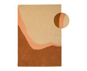 by fonQ Desert Vloerkleed - Ochre Pink - Rechthoekig - 200 x 290 cm