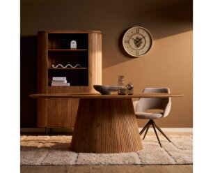 Eettafel Solana | 210 cm | Naturel | Ovaal